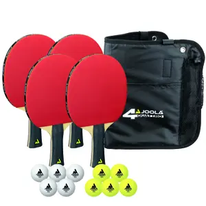 Raquetas de tenis de mesa y 10 pelotas Joola (x4) image-0
