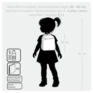 Mochila adaptável Joumma Bags Stitch Beach & Love image-4