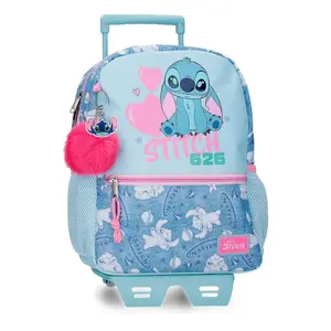 Adaptálható kerekes táska gyermekeknek Joumma Bags Disney Stitch Hearts image-0