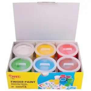Box mit 6 Töpfen mit Fingerfarben dze Jovi image-2