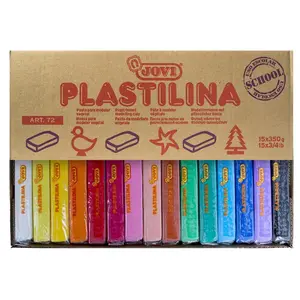 Boîte de 5 blocs de pâte à modeler géant Jovi image-1