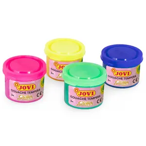 Box of 6 assorted glitter gouache Jovi image-1