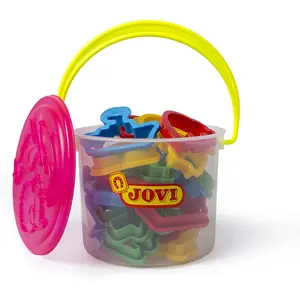 Modelling clay with pot of 24 moulds Jovi image-1