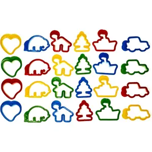 Modelling clay with pot of 24 moulds Jovi image-2