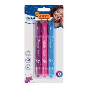 Set of 3 rotating makeup sticks for girls Jovi Blister image-0