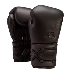 Leather Lace-Up Boxing Gloves Joyagear Elite Performance image-0