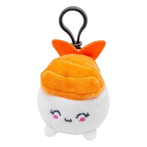 joy42470-peluche-in-poliestere-con-portachiavi-joytoy-plushi-nigiri-sushi-with-crevette-bianco-7-cm