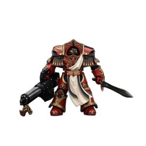 Figurine de collection JOYTOY Warhammer The Horus Heresy Blood Angels Crimson Paladins Squad Crimson Paladin With Iliastus Assault Cannon