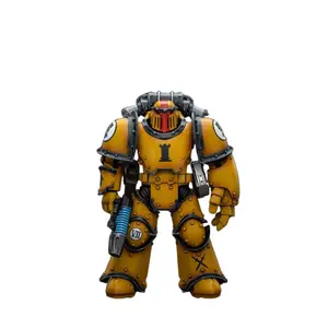 Figurine JOYTOY Warhammer The Horus Heresy 1/18 Imperial Fists Legion MkIII Tactical Squad Sergeant with Power Fist image-0