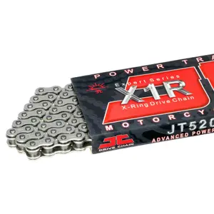Steel Motorcycle Chain JT Drive Chain 520X1R 520 image-1