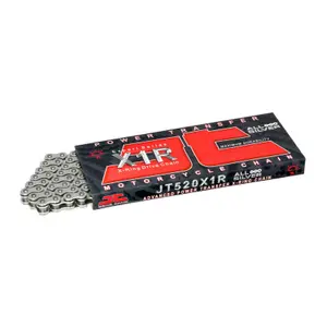 Steel Motorcycle Chain JT Drive Chain 520X1R 520 image-4