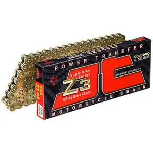 Super Reinforced Motorcycle Chain JT Drive Chain 530 Z3 X-Ring image-0