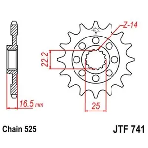 Motorcycle sprocket JT Sprockets Ducati 749 Dark image-0