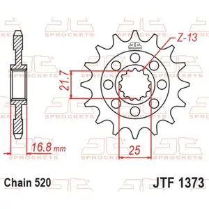 Motorcycle sprocket JT Sprockets VOGE 525 DSX image-0