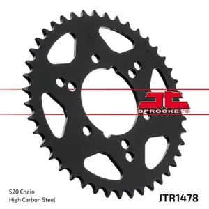 Standard Steel Motorcycle Crown JT Sprockets 520 Kawasaki Ninja ZX-7 RR (ZX750N) image-1