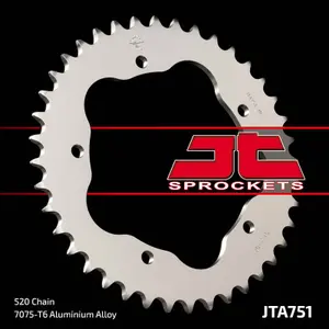 Standard Steel Motorcycle Crown JT Sprockets 520 (nécessite porte-Couronne moto) Ducati 950 Hypermotard image-1