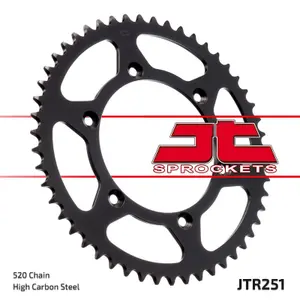 Mud-Resistant Steel Motorcycle Crown JT Sprockets 520 Fantic XX 125 / Yamaha YZ 250 (CG23) image-1