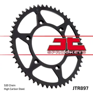 Mud-Resistant Steel Motorcycle Crown JT Sprockets 520 CF Moto 800 MT Sport / Triumph TF 450-E image-1