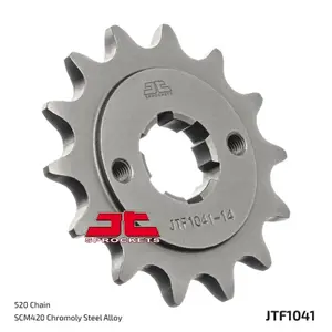 Standard Steel Motorcycle Sprocket JT Sprockets 520 Kymco Mxer 125 15T image-1