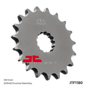 Standard Steel Motorcycle Sprocket JT Sprockets 530 Triumph Daytona 750 image-1