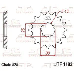 Motorradritzel JT Sprockets Triumph Bonneville 800 America image-0
