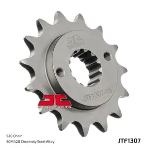 Standard Steel Motorcycle Sprocket JT Sprockets 520 Honda XR 650 R (RE01) / Kawasaki Ninja ZX-6 R (ZX600GG) image-1