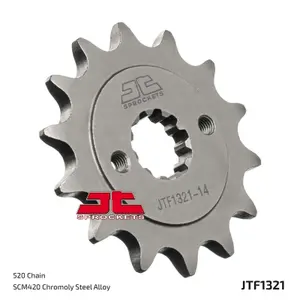 Standard Steel Motorcycle Sprocket JT Sprockets 520 Honda XR 250 L (MD22) 13T image-1
