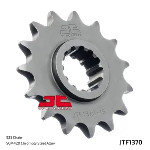 Standard Steel Motorcycle Sprocket JT Sprockets 525 Honda CBR 1000 RR Fireblade SP ABS (SC59) 15T image-1