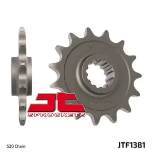 Standard Steel Motorcycle Sprocket JT Sprockets 520 Brixton Crossfire 500 15T image-1