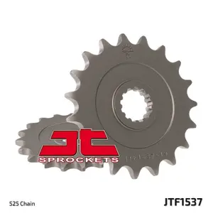 Standard Steel Motorcycle Sprocket JT Sprockets 525 Kawasaki Ninja ZX-9 R (ZX900F) 15T image-1