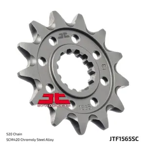 Mud-Resistant Steel Motorcycle Sprocket JT Sprockets 520 Kawasaki KX 450 F (KX450F) 13T image-1