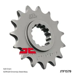 Standard Steel Motorcycle Sprocket JT Sprockets 520 Yamaha FZ8 N (RN25) 17T image-1