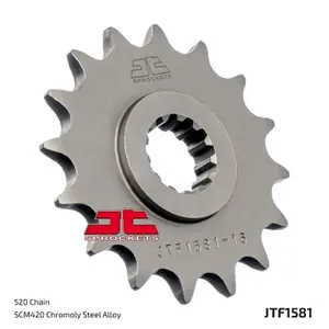 Standard Steel Motorcycle Sprocket JT Sprockets 520 Yamaha FZ6 600 N (RJ07) 16T image-1