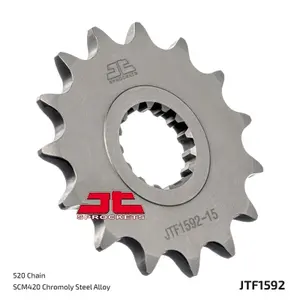 Standard Steel Motorcycle Sprocket JT Sprockets 520 Yamaha YFZ 450 R 2WD 15T image-1