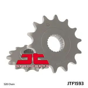 Standard Steel Motorcycle Sprocket JT Sprockets 520 Yamaha YFM 250 Raptor 2WD 14T image-1