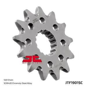 Mud-Resistant Steel Motorcycle Sprocket JT Sprockets 520 Beta RR 125 2T Enduro 13T image-1
