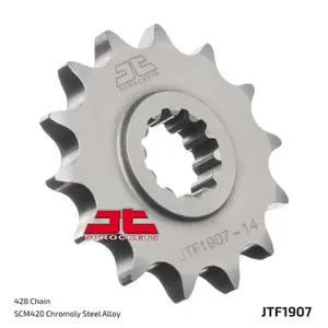 Standard Steel Motorcycle Sprocket JT Sprockets 428 Husqvarna TC 85 Std Wheels 17/14 / KTM 105 SX 13T image-1