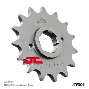 Standard Steel Motorcycle Sprocket JT Sprockets 520 Honda NX 650 Dominator (RD02) 15T image-1