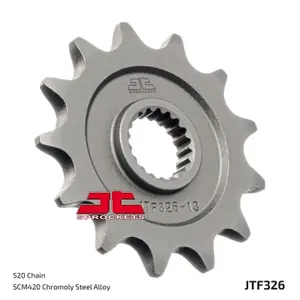 Standard Steel Motorcycle Sprocket JT Sprockets 520 Honda CR 125 R (JE01) / HM Cre 125 12T image-1