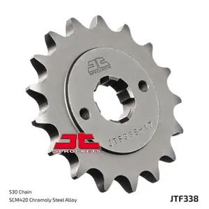 Standard Steel Motorcycle Sprocket JT Sprockets 530 Honda CB 650 (RC03) 16T image-1