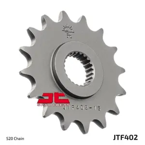 Standard Steel Motorcycle Sprocket JT Sprockets 520 Aprilia Tuareg 350 Wind / BMW G 650 GS (0188) 16T image-1