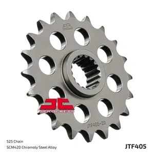 Standard Steel Motorcycle Sprocket JT Sprockets 525 BMW F 800 R ABS (0B04) 20T image-1