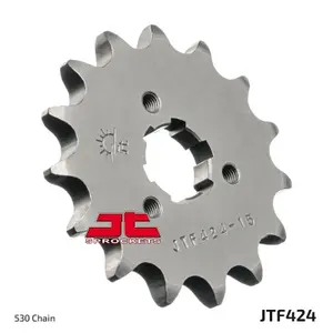 Standard Steel Motorcycle Sprocket JT Sprockets 530 Suzuki GT 750 / Kawasaki Z 250 (KZ250D) 15T image-1