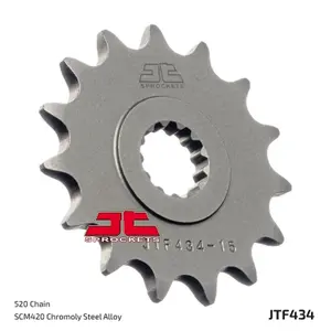 Standard Steel Motorcycle Sprocket JT Sprockets 520 Suzuki VL 250 Intruder 16T image-1
