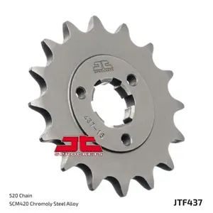 Standard Steel Motorcycle Sprocket JT Sprockets 520 Suzuki DR 650 RS 15T image-1