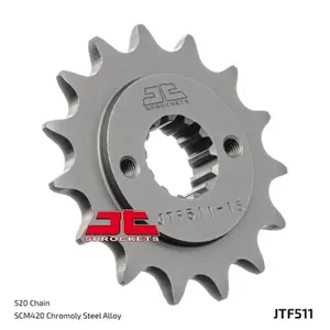 Standard Steel Motorcycle Sprocket JT Sprockets 520 Kawasaki KLX 650 (KLX650C) 14T image-1