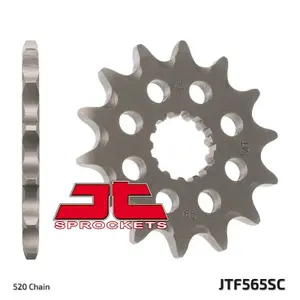 Mud-Resistant Steel Motorcycle Sprocket JT Sprockets 520 Aprilia RS 250 / CF Moto 650 GT / Kawasaki Ninja 650 ABS KRT Edition (EX650K) 13T image-1