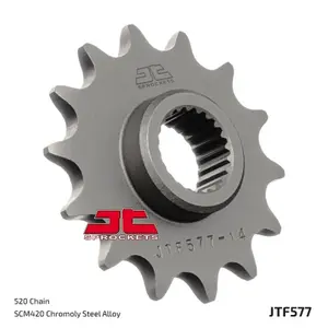 Standard Steel Motorcycle Sprocket JT Sprockets 520 Yamaha TT 600 E / MZ 660 Traveller 16T image-1