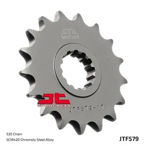 Standard Steel Motorcycle Sprocket JT Sprockets 530 Yamaha FZS 1000 Fazer (RN06) 17T image-1