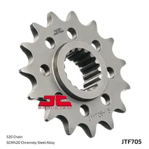 Standard Steel Motorcycle Sprocket JT Sprockets 520 Aprilia RSV4 Factory 16T image-1